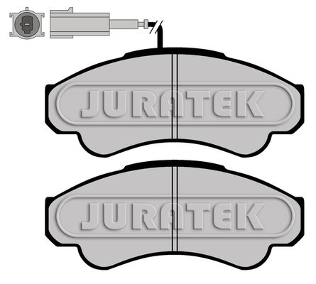 JURATEK Комплект тормозных колодок, дисковый тормоз JCP1479