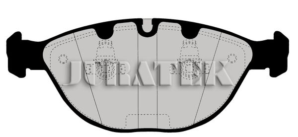 JURATEK Комплект тормозных колодок, дисковый тормоз JCP1618