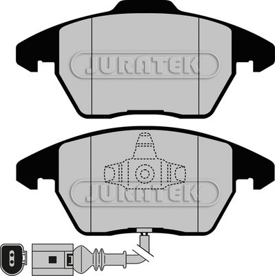 JURATEK Комплект тормозных колодок, дисковый тормоз JCP1641
