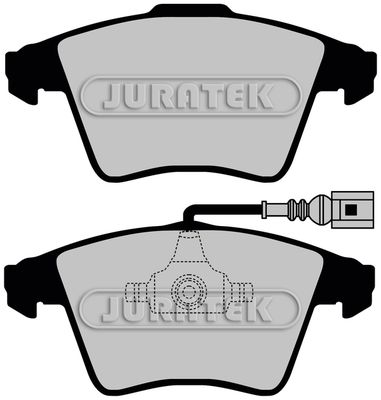 JURATEK Комплект тормозных колодок, дисковый тормоз JCP1642