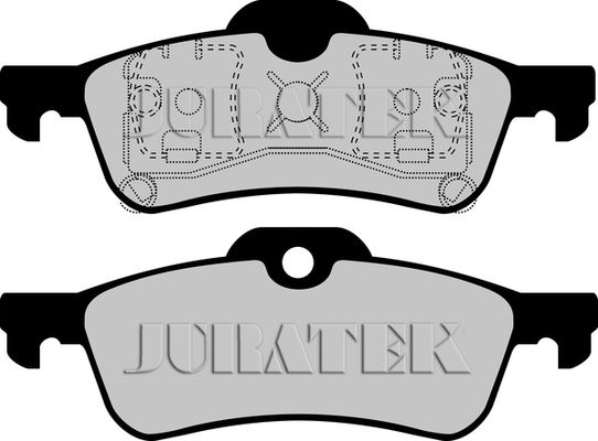 JURATEK Комплект тормозных колодок, дисковый тормоз JCP1676