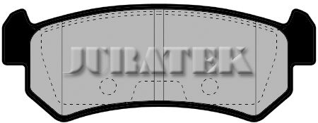 JURATEK Комплект тормозных колодок, дисковый тормоз JCP1889