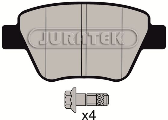 JURATEK Комплект тормозных колодок, дисковый тормоз JCP4316
