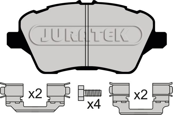 JURATEK Piduriklotsi komplekt,ketaspidur JCP4612