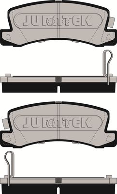 JURATEK Комплект тормозных колодок, дисковый тормоз JCP478