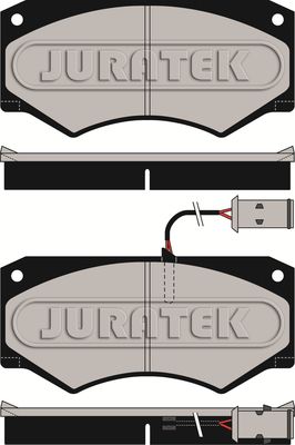 JURATEK Комплект тормозных колодок, дисковый тормоз JCP709