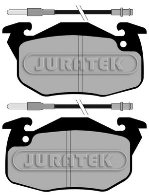 JURATEK Комплект тормозных колодок, дисковый тормоз JCP729