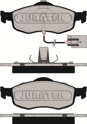 JURATEK Комплект тормозных колодок, дисковый тормоз JCP766