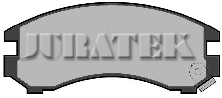 JURATEK Комплект тормозных колодок, дисковый тормоз JCP780