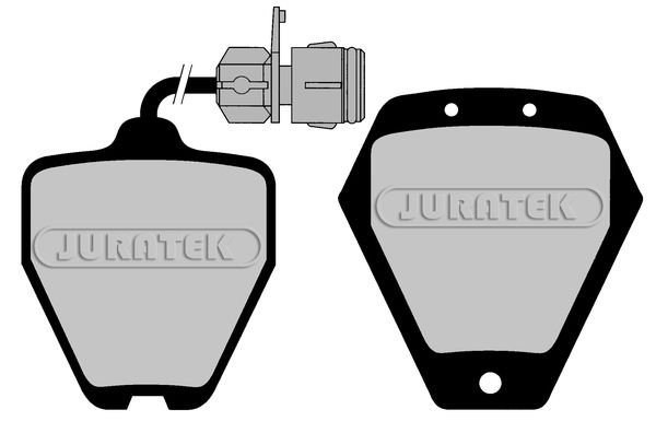 JURATEK Комплект тормозных колодок, дисковый тормоз JCP985
