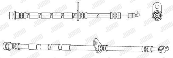 JURID Тормозной шланг 173109J