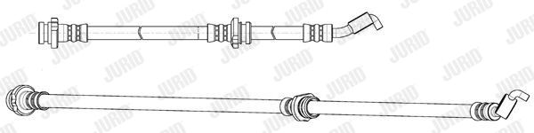 JURID Тормозной шланг 173140J
