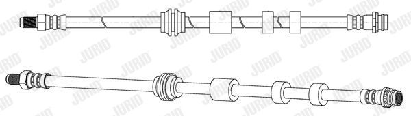 JURID Тормозной шланг 173141J