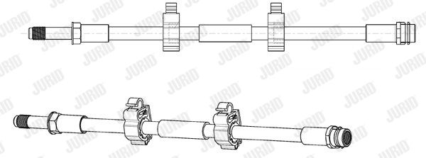 JURID Тормозной шланг 173171J