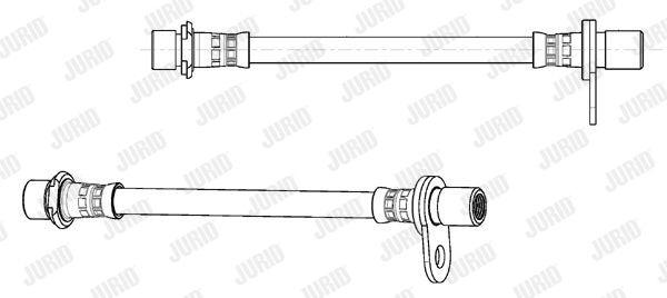 JURID Тормозной шланг 173255J