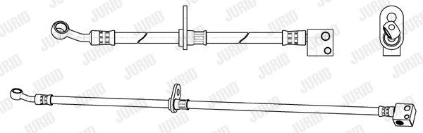 JURID Тормозной шланг 173262J