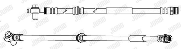 JURID Тормозной шланг 173290J