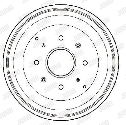 JURID Тормозной барабан 329167J