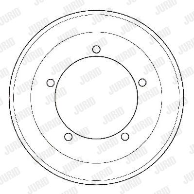 JURID Тормозной барабан 329192J