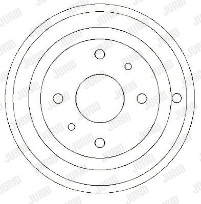 JURID Тормозной барабан 329222J