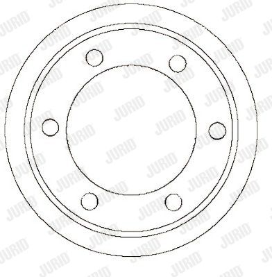 JURID Тормозной барабан 329252J