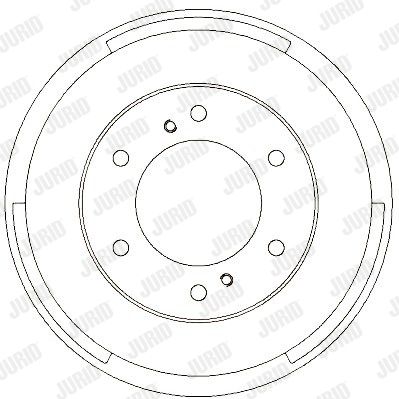 JURID Тормозной барабан 329305J