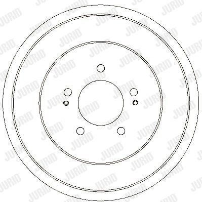 JURID Тормозной барабан 329334J