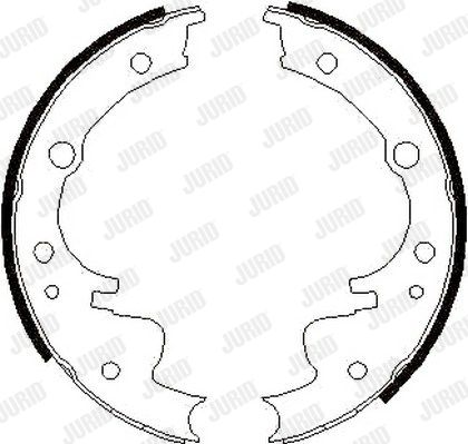 JURID Piduriklotside komplekt 362006J