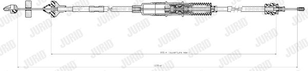 JURID Трос, управление сцеплением 422415J