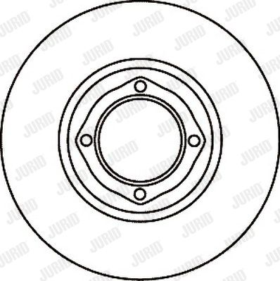JURID Тормозной диск 561020J