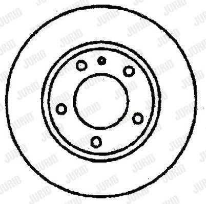 JURID Тормозной диск 561122J