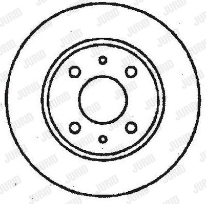 JURID Тормозной диск 561130JC