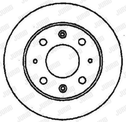 JURID Тормозной диск 561338J