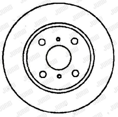 JURID Тормозной диск 561341J