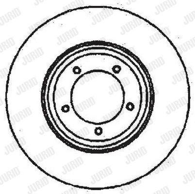 JURID Тормозной диск 561352JC
