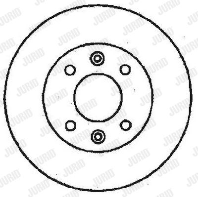 JURID Тормозной диск 561409J