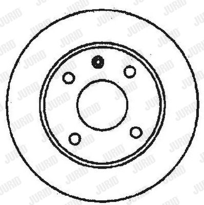 JURID Тормозной диск 561448JC