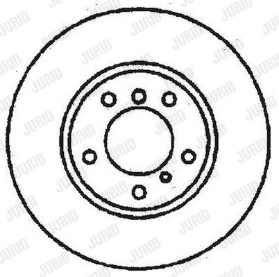 JURID Тормозной диск 561479J
