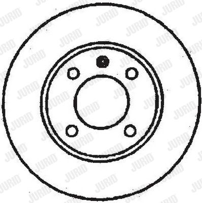 JURID Тормозной диск 561628J