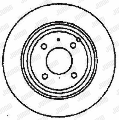 JURID Тормозной диск 561681J