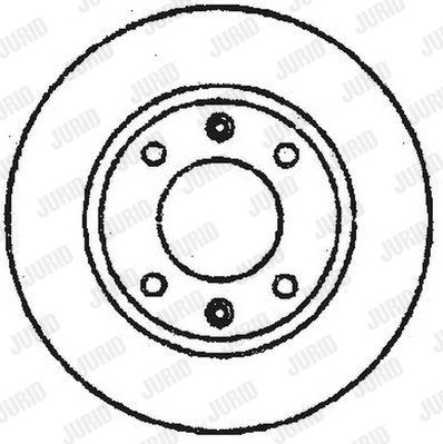 JURID Тормозной диск 561684J