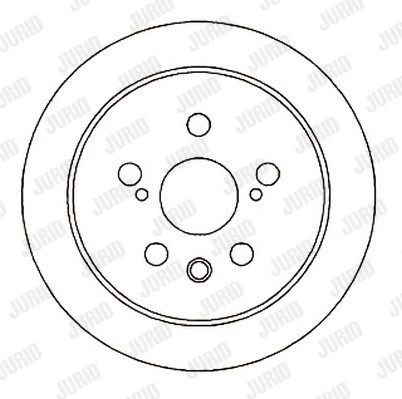 JURID Тормозной диск 561739J