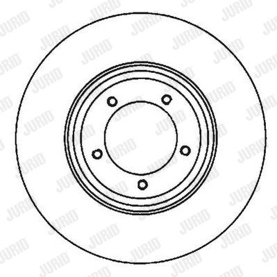 JURID Тормозной диск 561979JC