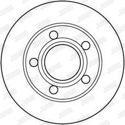JURID Тормозной диск 562089JC
