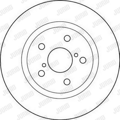 JURID Тормозной диск 562119JC