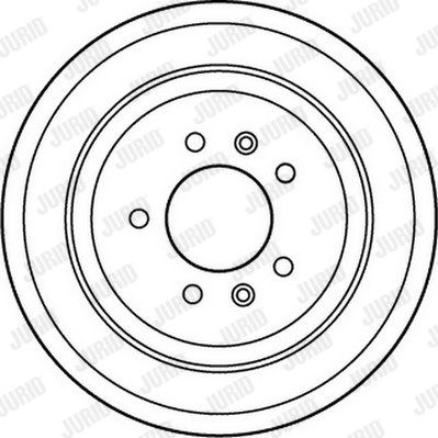 JURID Тормозной диск 562127JC