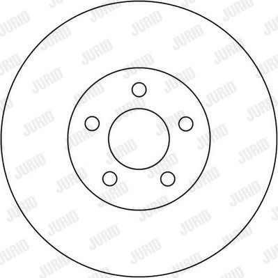 JURID Тормозной диск 562136JC