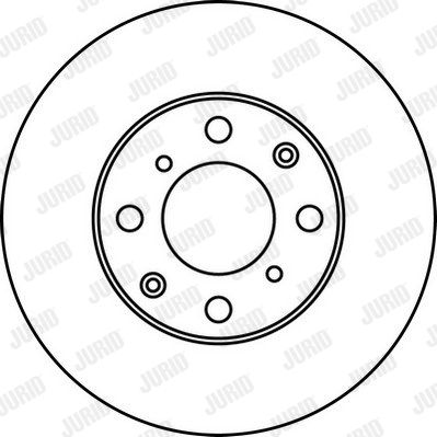 JURID Тормозной диск 562142JC