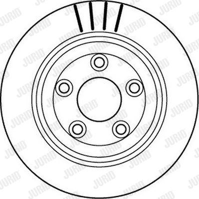 JURID Тормозной диск 562146J