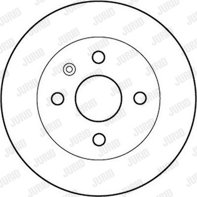 JURID Тормозной диск 562181JC
